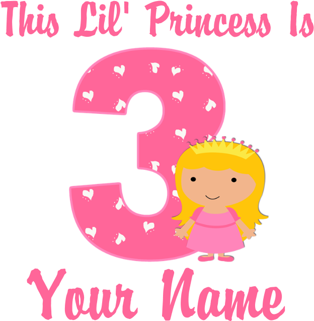 3rd Birthday Png - 3rd Birthday Name Transparent Clipart (700x700), Png Download