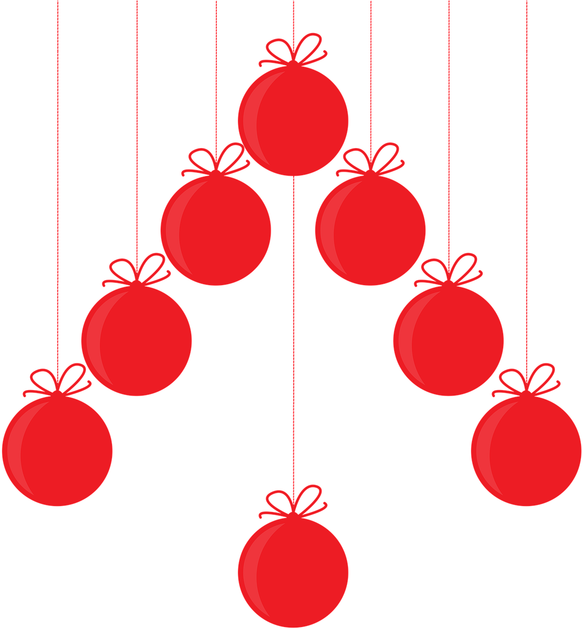 Christmas Ball Ball Decoration - Palle Di Natale Stilizzate Clipart (1280x1280), Png Download