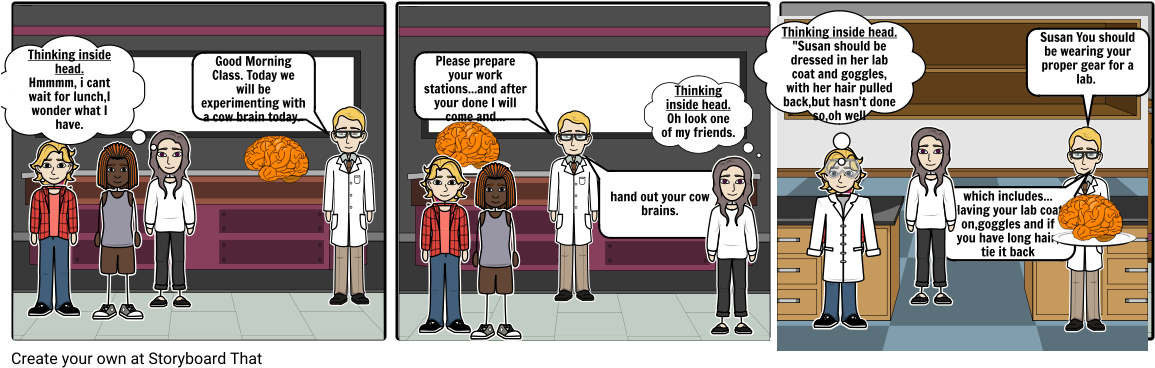 Science Safety Cartoon - Cartoon Clipart (1164x385), Png Download