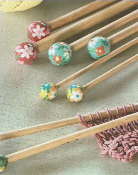 Dmc Flower Bamboo 40cm Knitting Needles - Earrings Clipart (800x600), Png Download