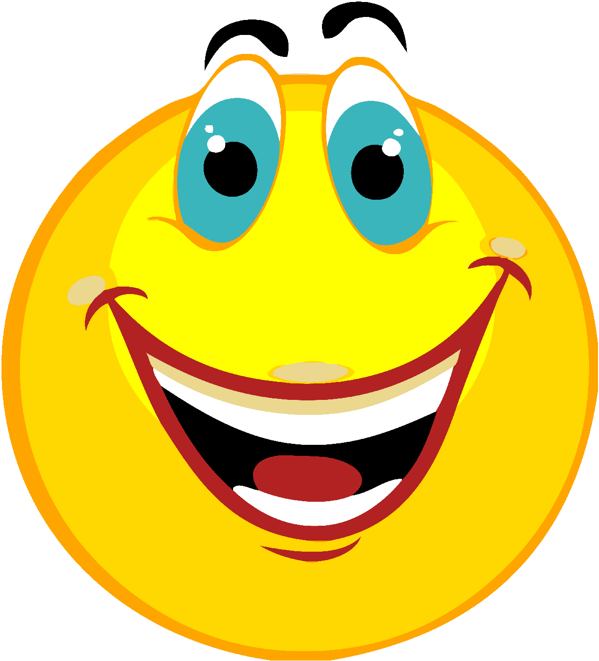Free Laughing Smiley Gif, Download Free Clip Art, Free - Animation Emoji Thank You - Png Download (1200x1324), Png Download