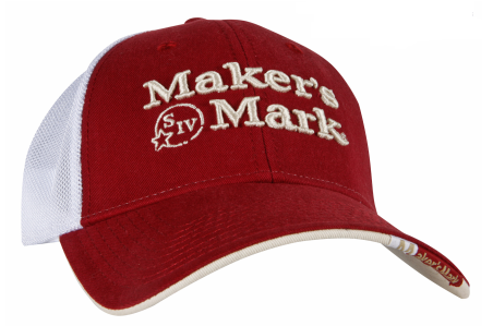 Red Mesh Hat With White Logo - Baseball Cap Clipart (840x840), Png Download