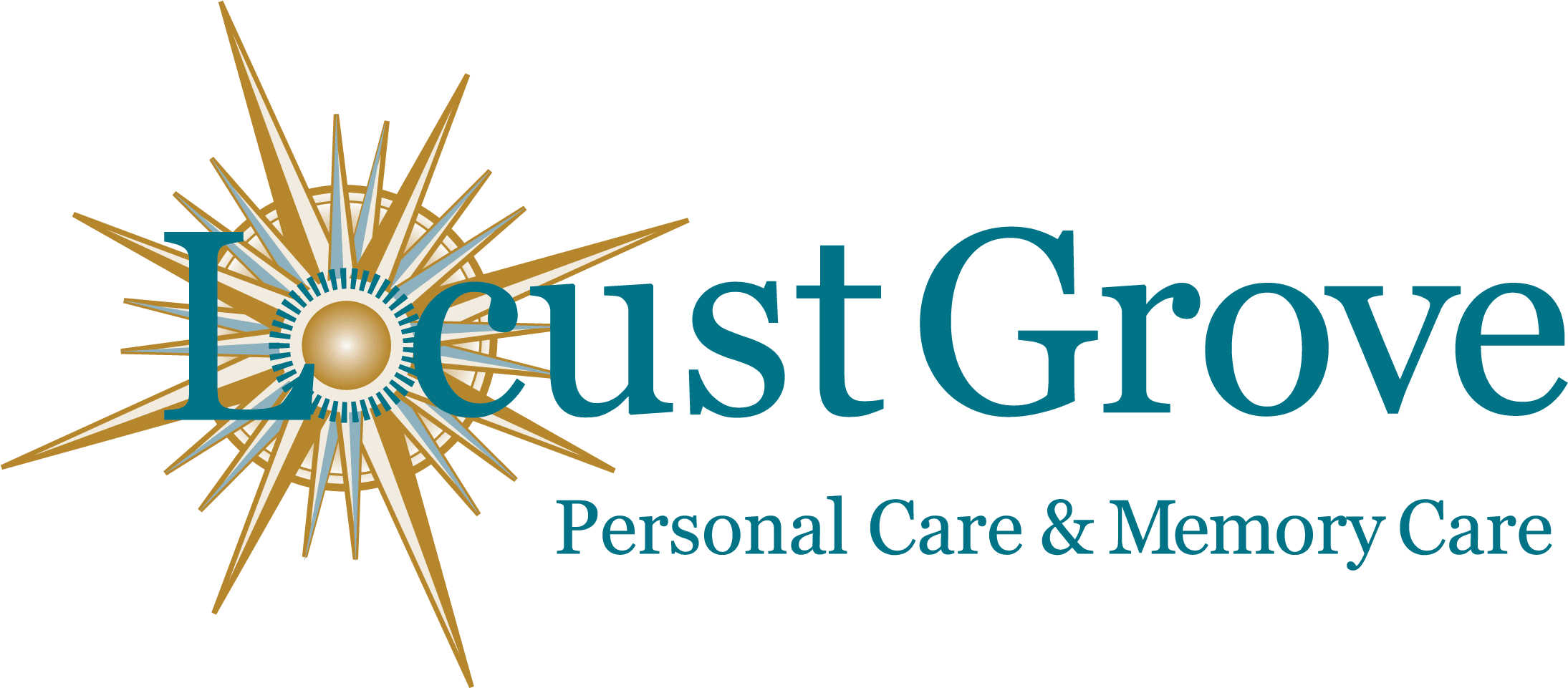 Locust Grove Personal Care & Memory Care - Graphic Design Clipart (2195x960), Png Download