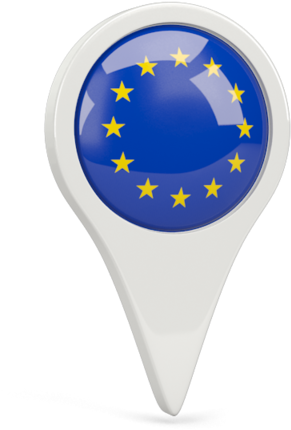 Illustration Of Flag Of European Union - New Zealand Flag Pin Clipart (640x480), Png Download