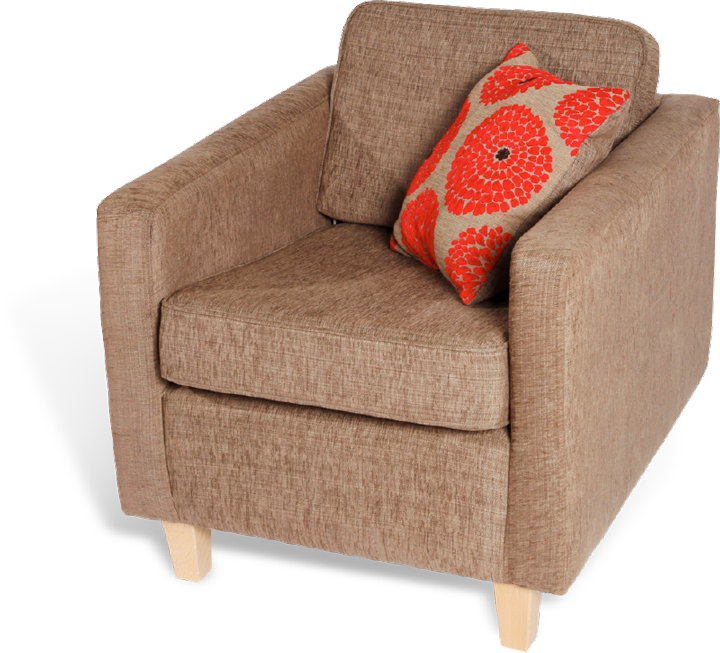 Care Home Chair - Sleeper Chair Clipart (720x653), Png Download