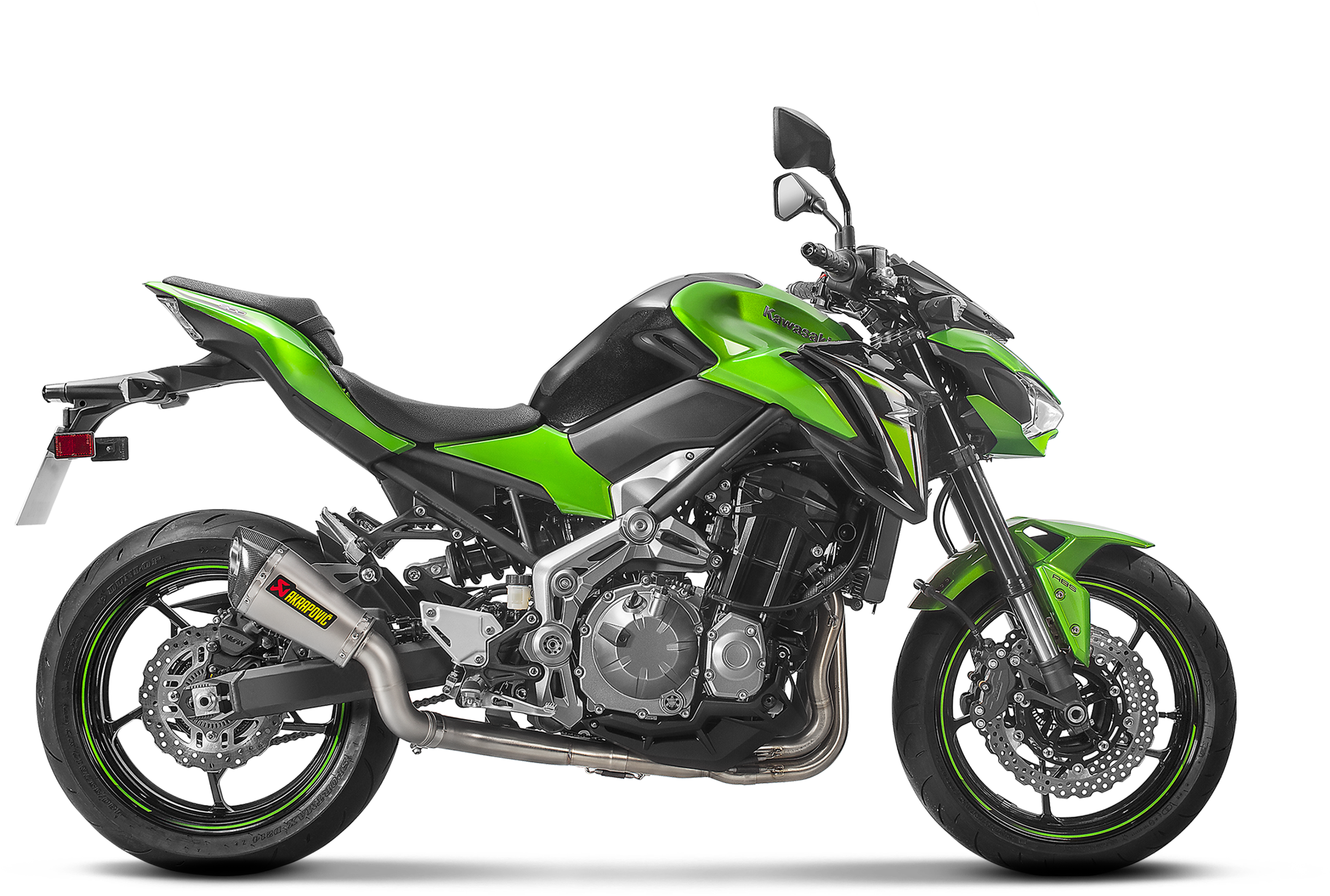 Kawasaki Z900 Slip-on Line Clipart (2362x1772), Png Download