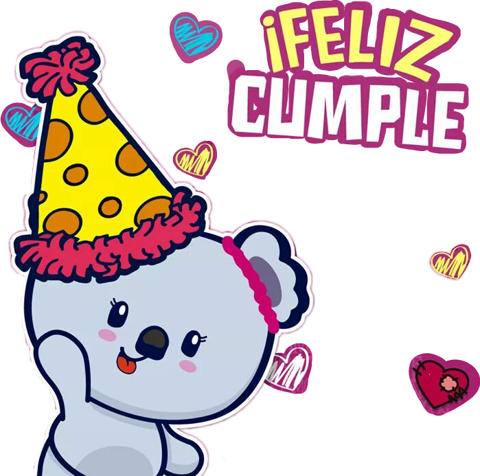 Happybirthday Sticker Clipart (699x693), Png Download