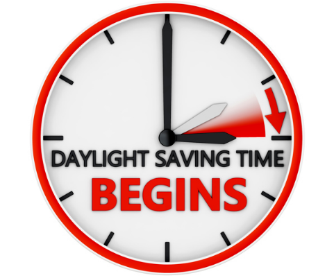 Daylight Saving Time Started In Europe Sunday, March - Wall Clock Clipart (848x400), Png Download