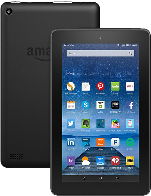 Kindle Fire Giveaway Ends 8/19 {us} Via Http - Amazon Kindle Fire Hd 8 2016 Clipart (500x634), Png Download