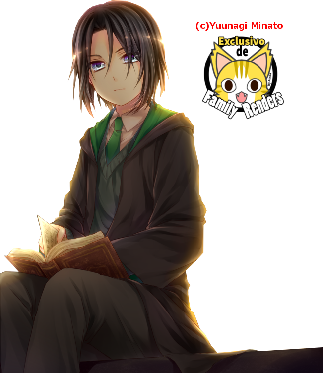 Harry Potter Anime Severus Clipart (650x841), Png Download