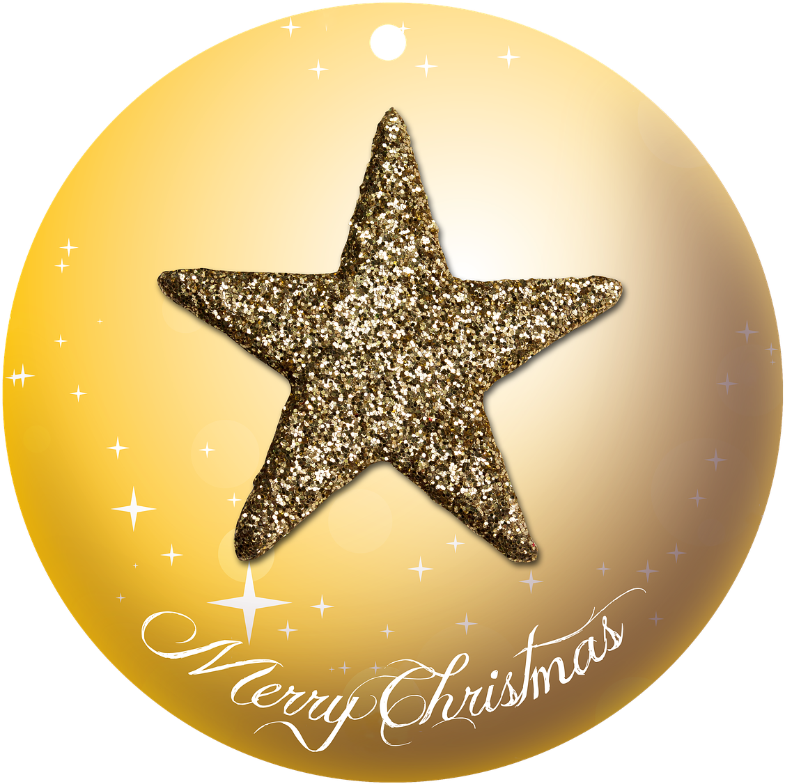 Gift Tags Christmas Gift Coupon Png Image - Star Mosaic Clipart (1280x1280), Png Download