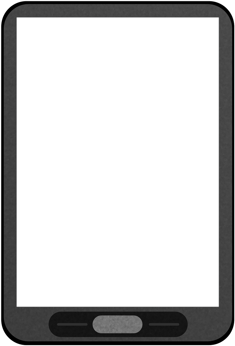 Book E-book Reader Png Image - Mobile Device Clipart (853x1280), Png Download