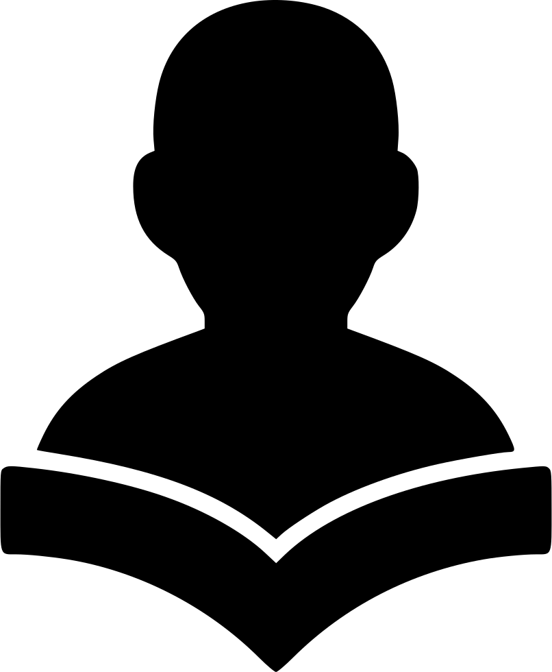 Png File - Student Reading Icon Png Clipart (806x980), Png Download