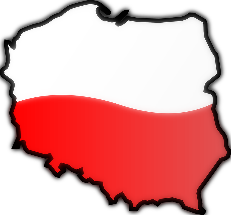 Picture Black And White Stock Poland Clip Art At Clker - Polish Flag Clip Art - Png Download (600x558), Png Download