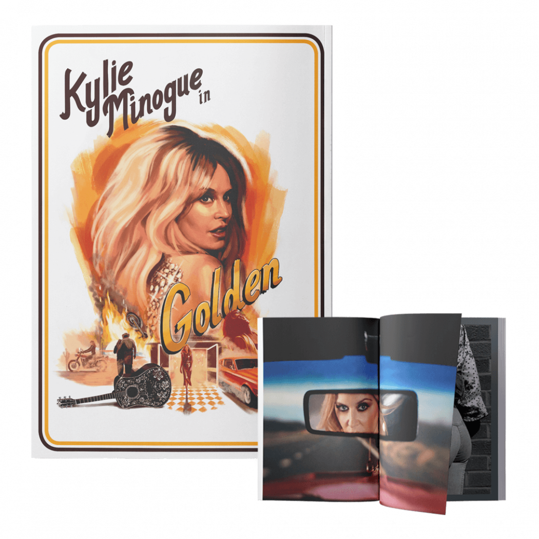 Golden Tour Programme - Kylie Minogue Golden Tour Poster Clipart (1050x1050), Png Download