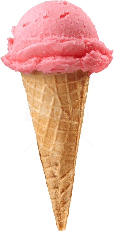 Free Png Ice Cream Png Images Transparent - One Ice Cream Cone Clipart (480x974), Png Download