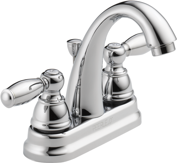 Two Handle Bathroom Faucet - Peerless Faucet Clipart (600x600), Png Download