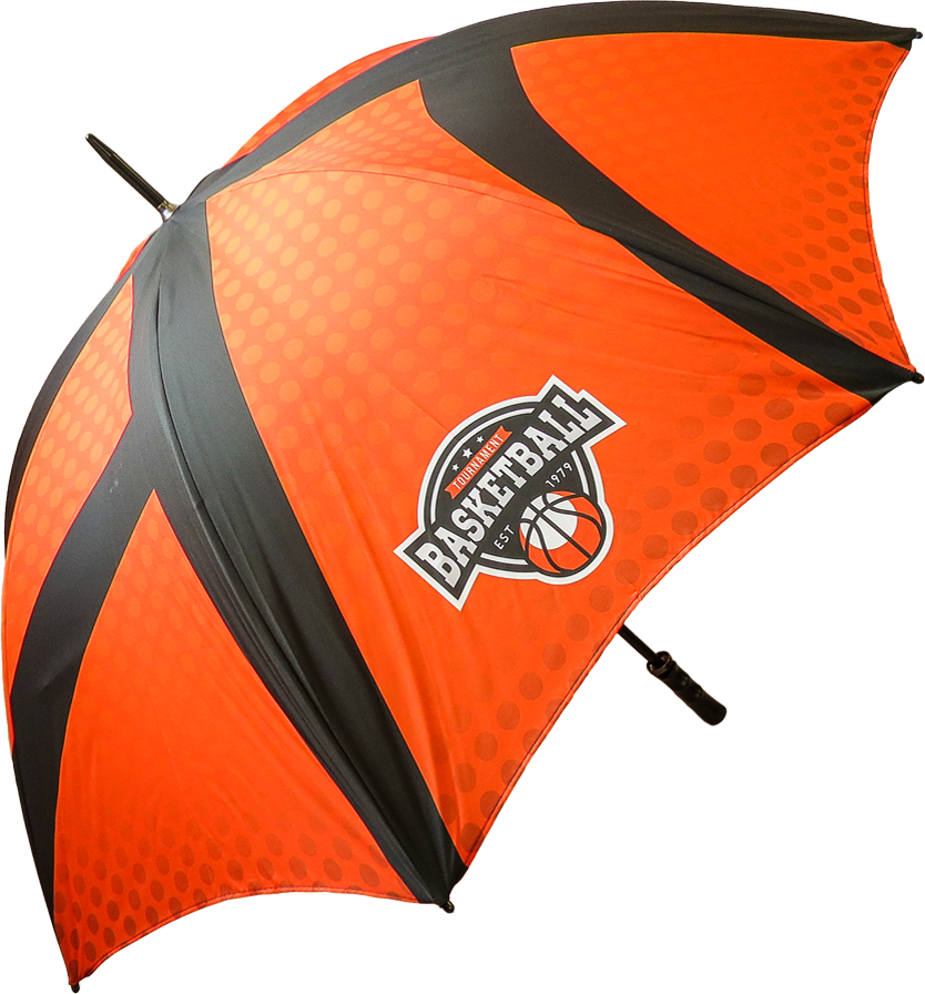 Bedford Black Main Image For Carousel - Black And Orange Umbrella Clipart (834x896), Png Download