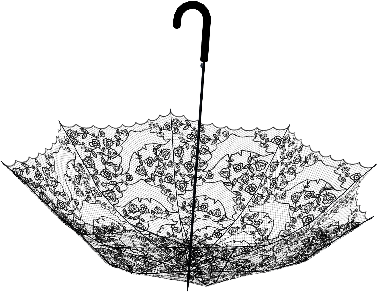 Umbrella Png - Sketch Clipart (1319x1020), Png Download