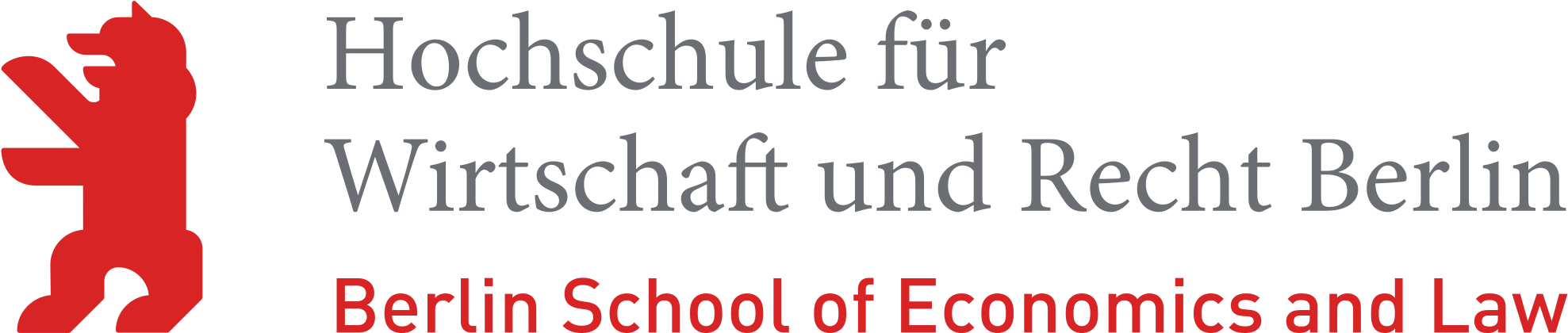 About Berlin Mim2019 - Hochschule Für Wirtschaft Und Recht Berlin Logo Clipart (2000x445), Png Download