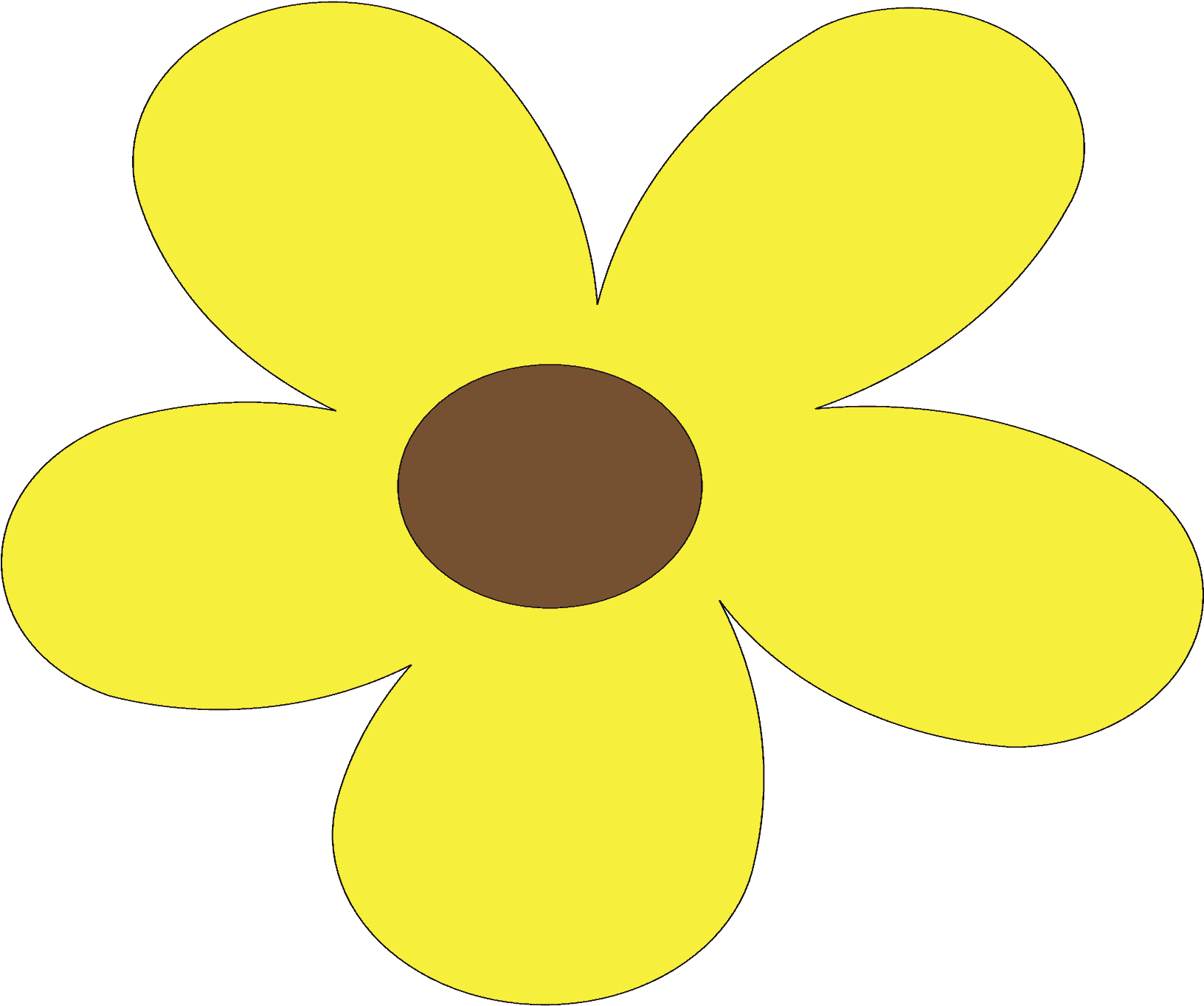 Flower Small Clipart (3000x1373), Png Download