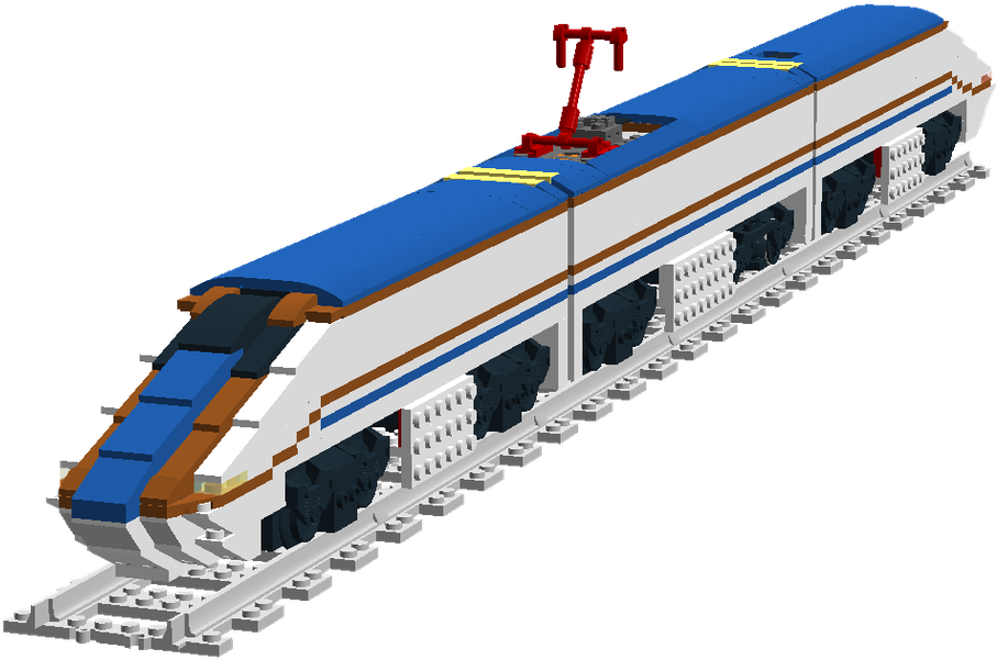 E7 Tsurugi Shinkansen Bullet Train - Scale Model Clipart (1600x845), Png Download