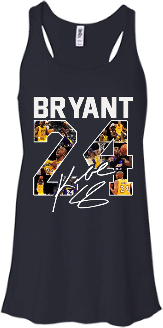 Kobe Bryant 24 Signature Shirt, Hoodie, Tank - T-shirt Clipart (1155x1155), Png Download