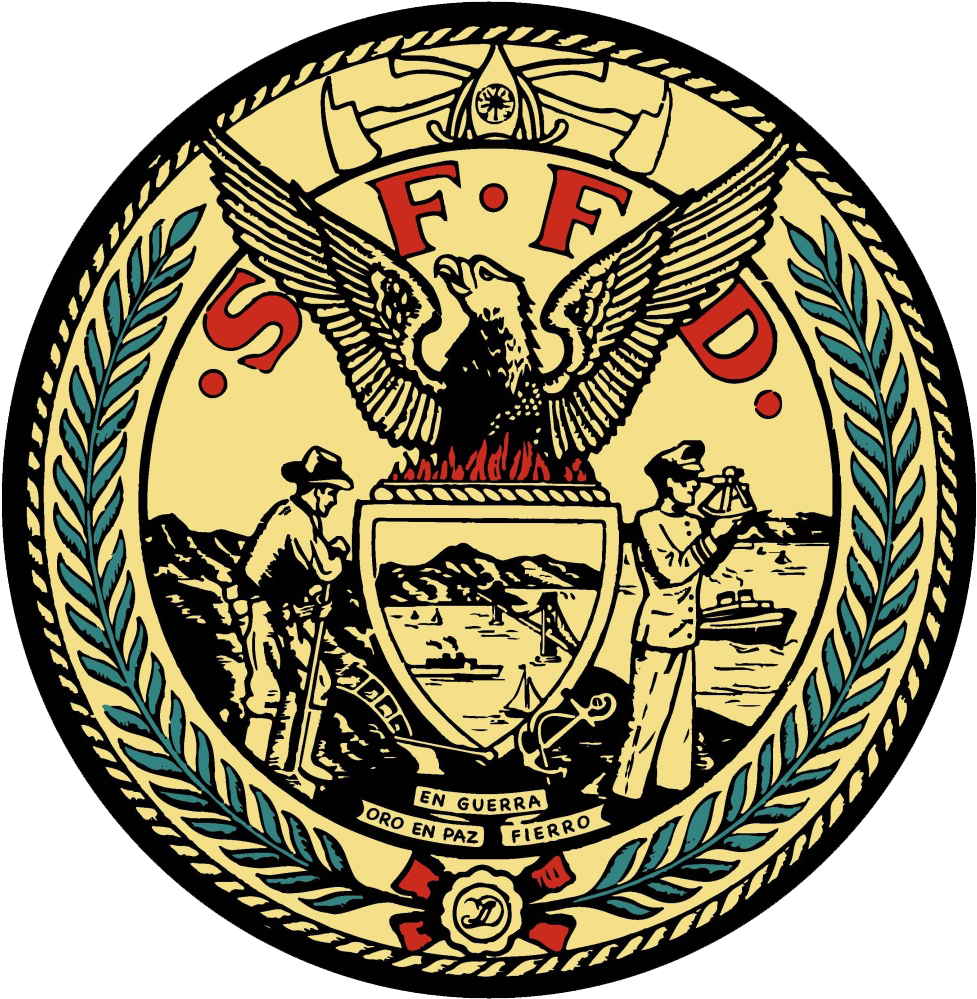 San Francisco Fire Department Logo Clipart (1000x1000), Png Download