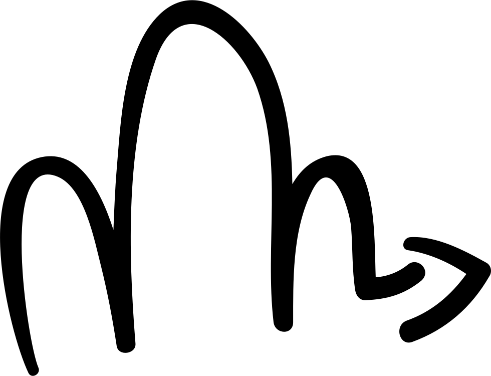 Png File - Scribbles Arrow Png Clipart (980x750), Png Download