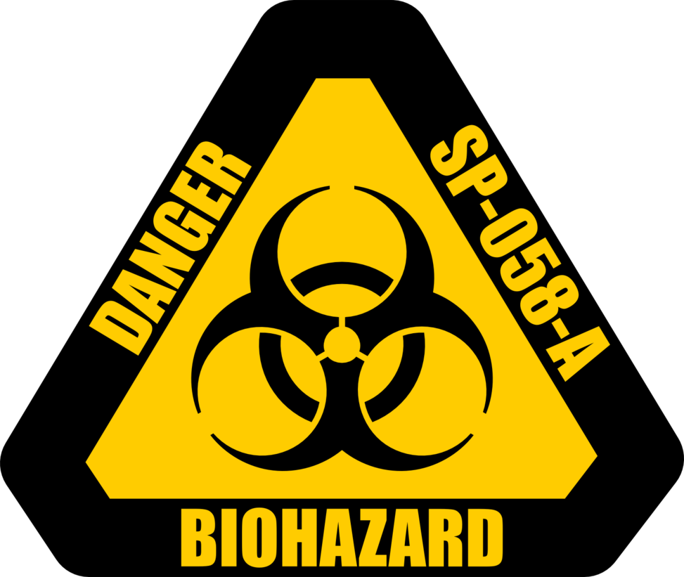 973 X 821 6 - Danger Biohazard Sign Clipart (973x821), Png Download
