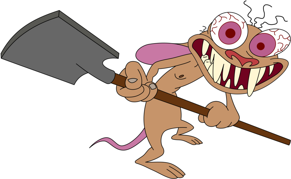Ren And Stimpy Images Ren With A Shovel Hd Wallpaper - Cartoon Clipart (958x591), Png Download