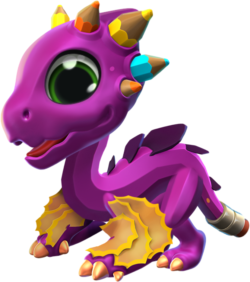 Scribble Dragon Baby - Cartoon Clipart (829x934), Png Download