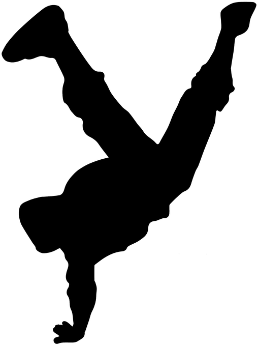 Hip Hop Silhouette Png Clipart (720x720), Png Download