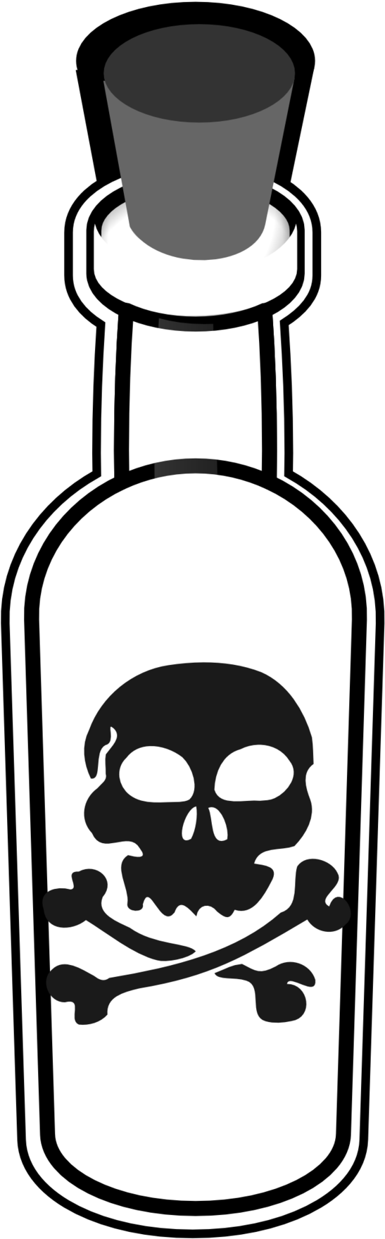 Toxic Clipart Transparent - Halloween Beer Clip Art - Png Download (547x1759), Png Download