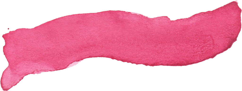 Pink Png - 2 Watercolor Pink Png Clipart (1024x384), Png Download