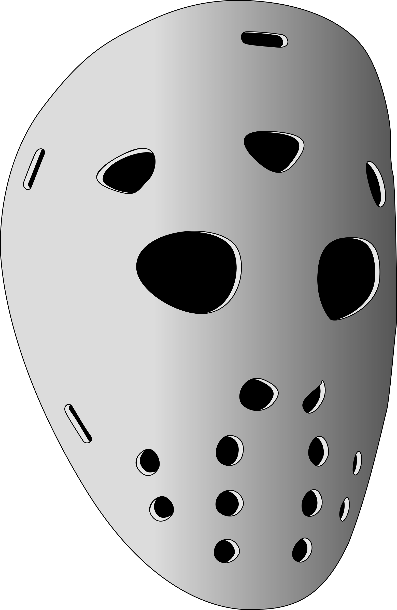 Goaltender Mask Ice Hockey Hockey Puck - Hockey Mask Png Clipart (488x750), Png Download