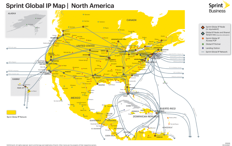 Intertubes Study Of The Us Long Haul Fiber Optic Infrastructure - Us Fiber Optic Network Map Clipart (945x611), Png Download