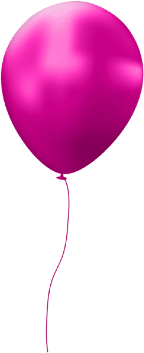 Free Png Download Pink Single Balloon Png Images Background - Balloon On Transparent Background Clipart (480x1152), Png Download