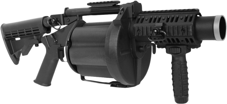 Free Png Download Grenade Launcher Png Images Background - Grenade Launcher Png Clipart (850x481), Png Download