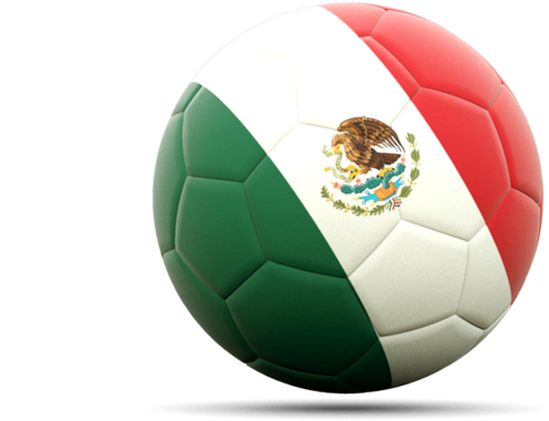 Mexico Flag Png File - Mexico Flag Football Clipart (640x480), Png Download