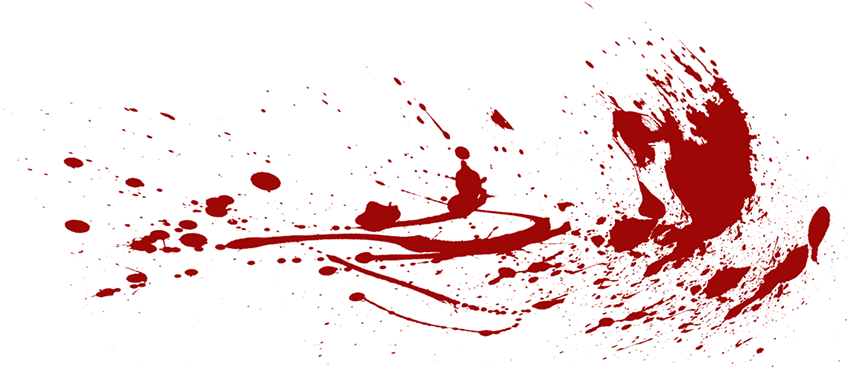 Blood Splatter Black Background - Blood Png Transparent Clipart (872x374), Png Download