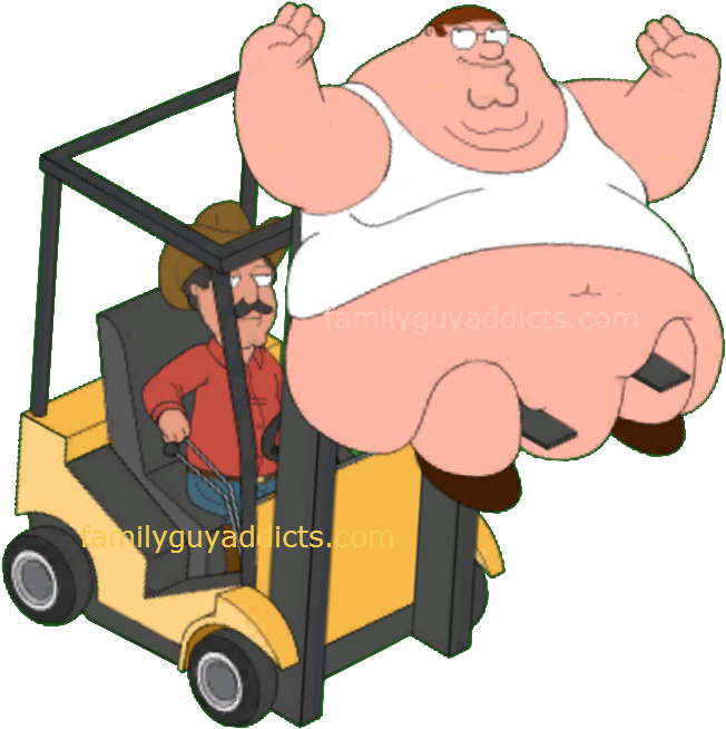Fat Lois 4 Forklift Peter Raise The Roof - Forklift Peter Clipart (661x682), Png Download