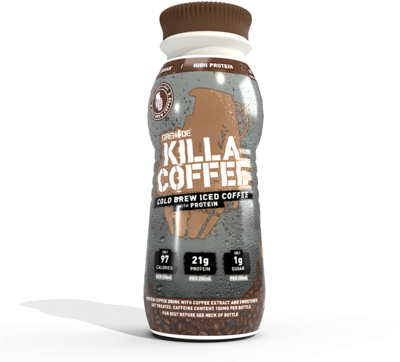 Grenade Killa Coffee Bottle - Grenade Killa Coffee Clipart (800x800), Png Download