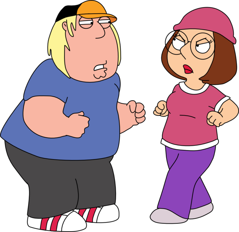 Family Guy Chris Griffin - Meg Griffin And Chris Griffin Clipart (906x882), Png Download