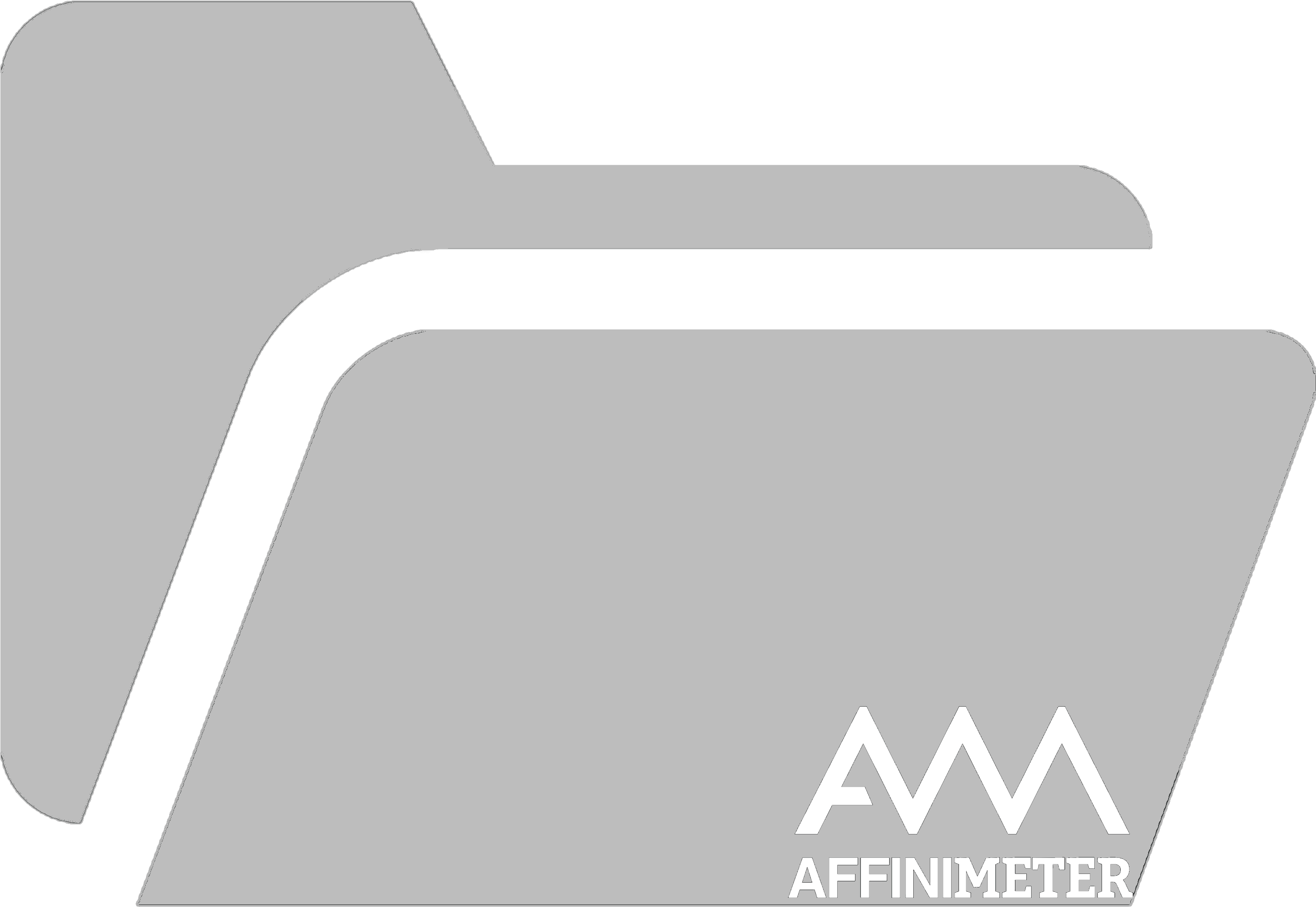 Logo Folder Grey Png - Sign Clipart (4000x2235), Png Download