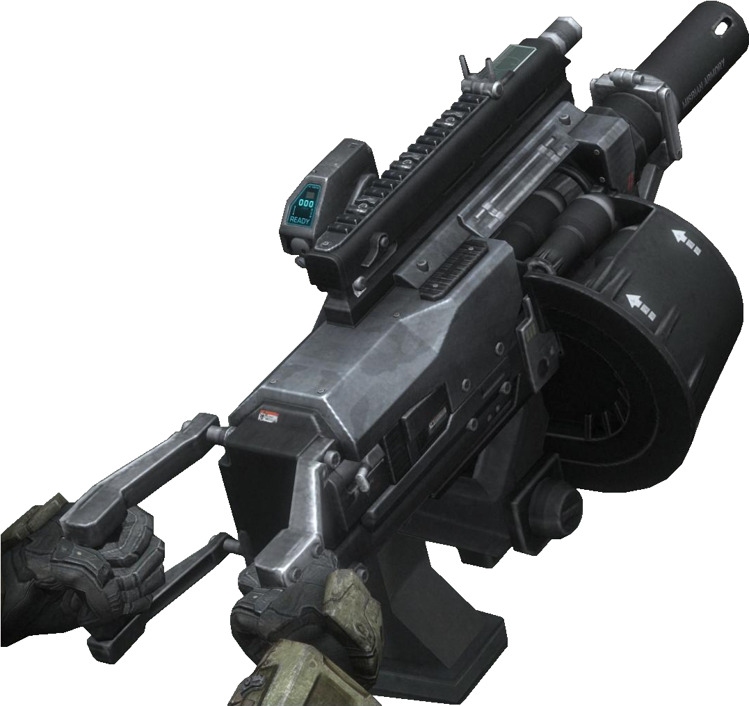 M460 Automatic Grenade Launcher - Helicopter Mounted Grenade Launcher Clipart (1120x1040), Png Download