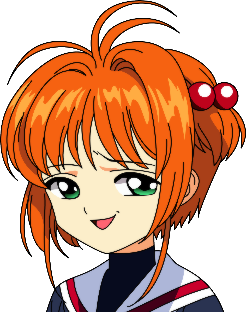 335778 - >> - Sakura Card Captor Face Clipart (977x1195), Png Download