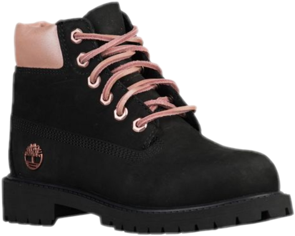 Timberland Boots Girls Black Clipart (1024x819), Png Download