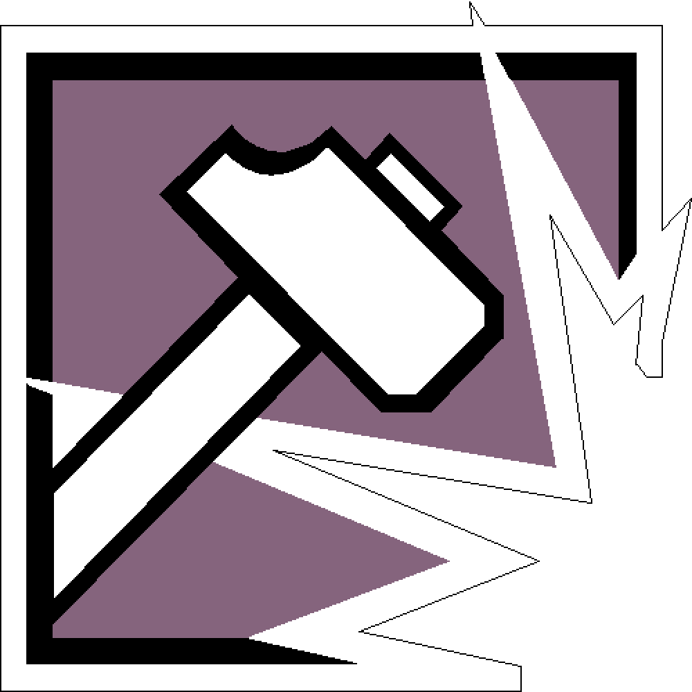 Twitch Icon Rainbow Six Siege - Rainbow Six Sledge Icon Clipart (1000x1000), Png Download