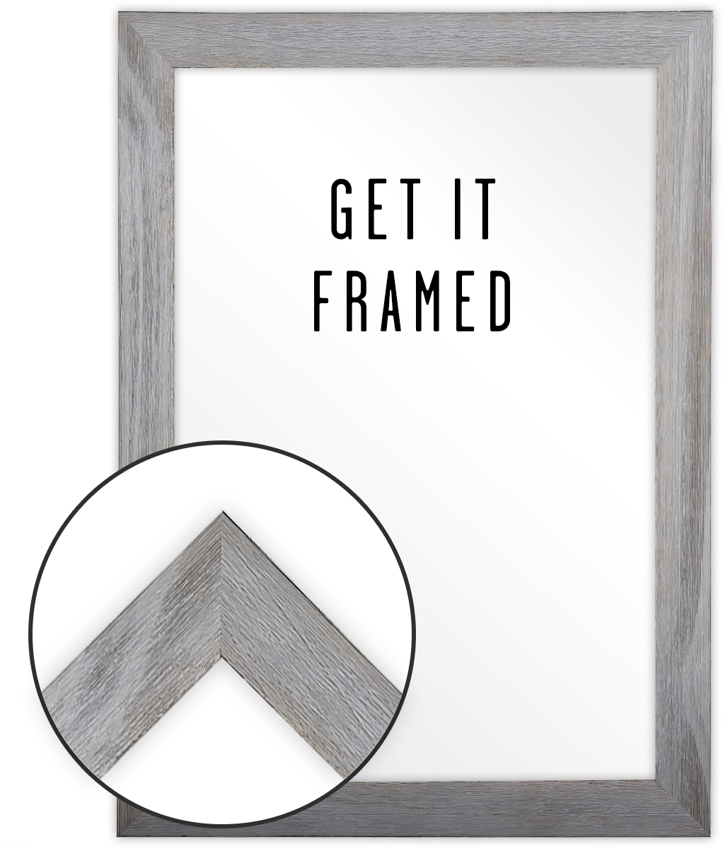 Grey Wood Frame Clipart (1022x1199), Png Download